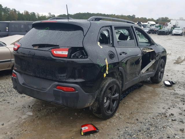 1C4PJLCB7JD620235 - 2018 JEEP CHEROKEE L BLACK photo 4