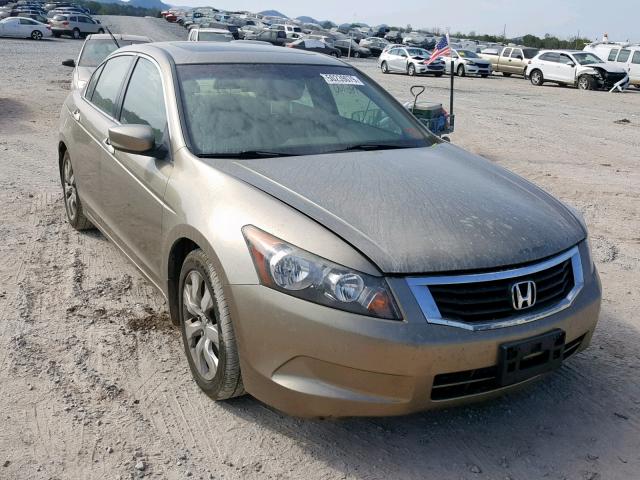 JHMCP26808C025202 - 2008 HONDA ACCORD EXL GOLD photo 1