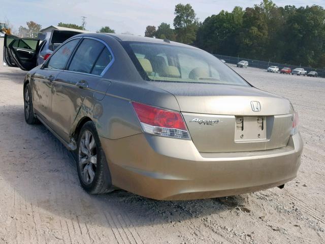 JHMCP26808C025202 - 2008 HONDA ACCORD EXL GOLD photo 3