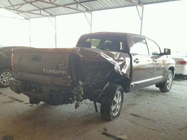 5TFGW5F13GX195670 - 2016 TOYOTA TUNDRA CRE BROWN photo 4