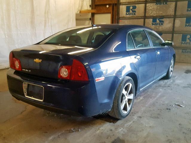 1G1ZC5E16BF283316 - 2011 CHEVROLET MALIBU 1LT BLUE photo 4