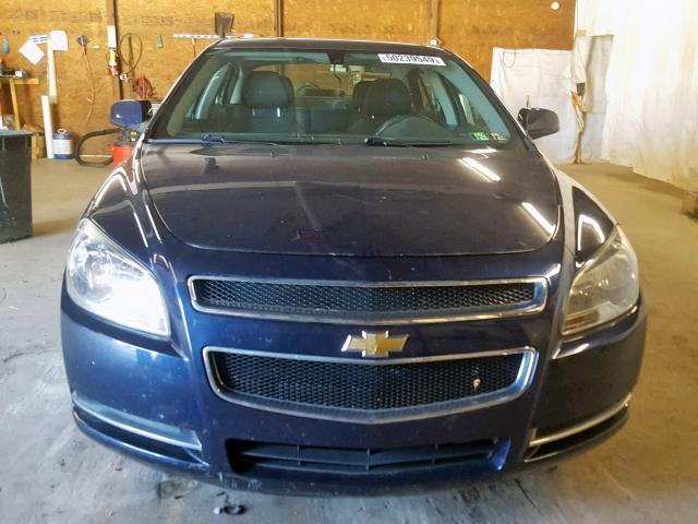 1G1ZC5E16BF283316 - 2011 CHEVROLET MALIBU 1LT BLUE photo 9