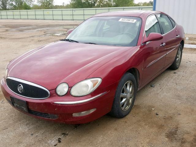 2G4WD582561181039 - 2006 BUICK LACROSSE C MAROON photo 2