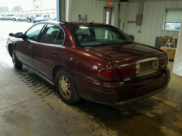 1G4HR54K15U242759 - 2005 BUICK LESABRE LI MAROON photo 3