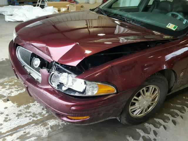 1G4HR54K15U242759 - 2005 BUICK LESABRE LI MAROON photo 9