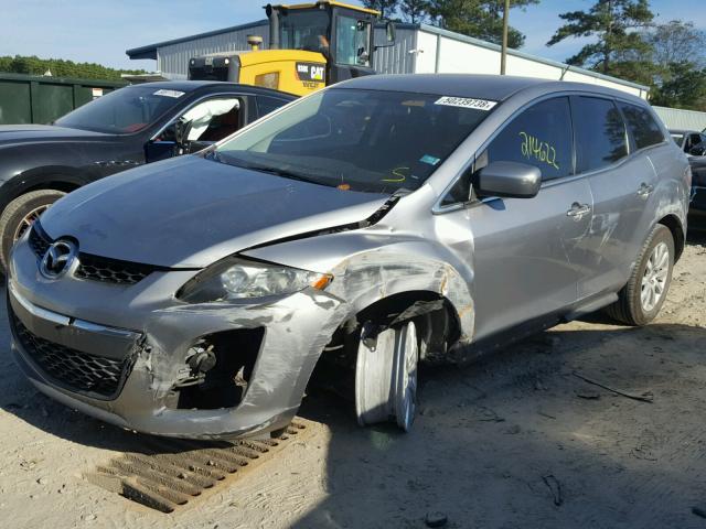 JM3ER2W54A0326922 - 2010 MAZDA CX-7 SILVER photo 2