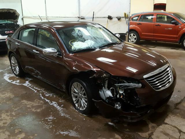 1C3CCBCG5DN598074 - 2013 CHRYSLER 200 LIMITE ORANGE photo 1