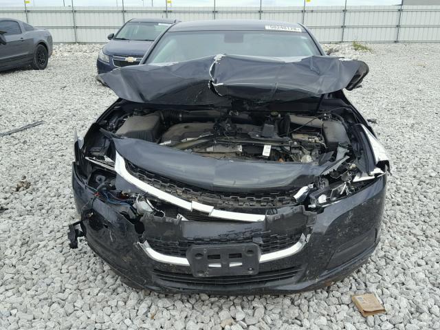 1G11B5SL6EF153045 - 2014 CHEVROLET MALIBU LS Սև լուսանկար 9