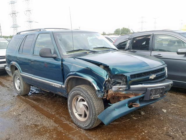 1GNDT13W2V2178607 - 1997 CHEVROLET BLAZER GREEN photo 1