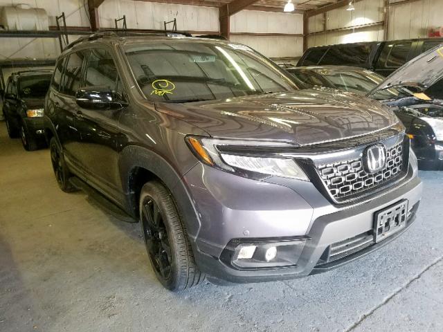 5FNYF8H04KB000219 - 2019 HONDA PASSPORT E GRAY photo 1