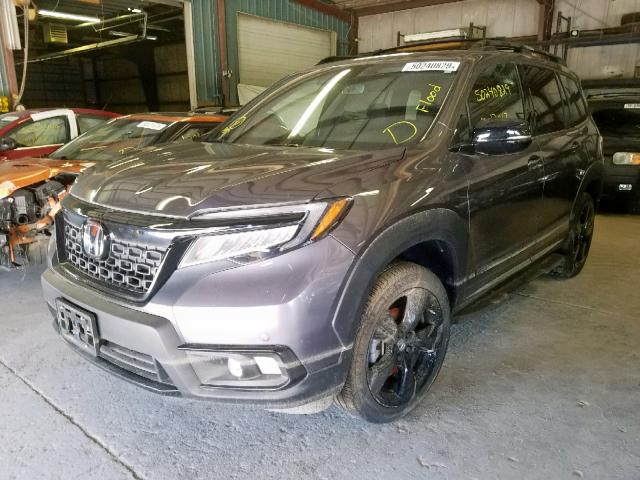 5FNYF8H04KB000219 - 2019 HONDA PASSPORT E GRAY photo 2