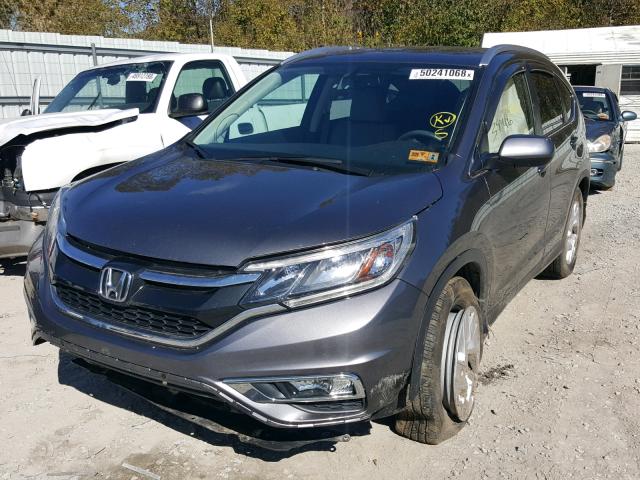 2HKRM4H70FH618189 - 2015 HONDA CR-V EXL CHARCOAL photo 2