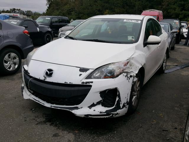 JM1BL1VP3D1796948 - 2013 MAZDA 3 I WHITE photo 2