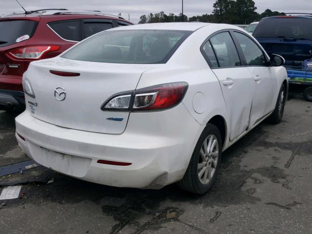 JM1BL1VP3D1796948 - 2013 MAZDA 3 I WHITE photo 4