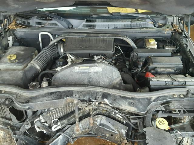 1J8HG48K97C507606 - 2007 JEEP COMMANDER BLACK photo 7