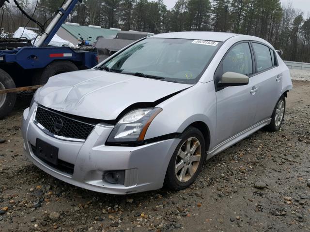 3N1AB6AP8CL638505 - 2012 NISSAN SENTRA 2.0 SILVER photo 2