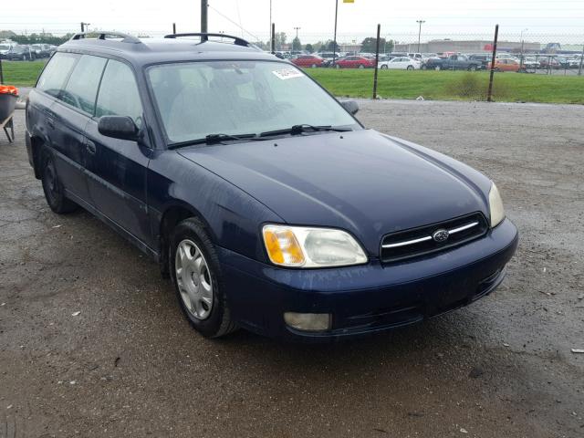 4S3BH635427301313 - 2002 SUBARU LEGACY L BLUE photo 1