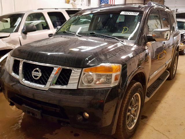 5N1BA0NE2AN620732 - 2010 NISSAN ARMADA PLA BLACK photo 2