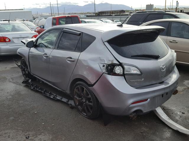 JM1BL1K36B1427497 - 2011 MAZDA SPEED 3 GRAY photo 3