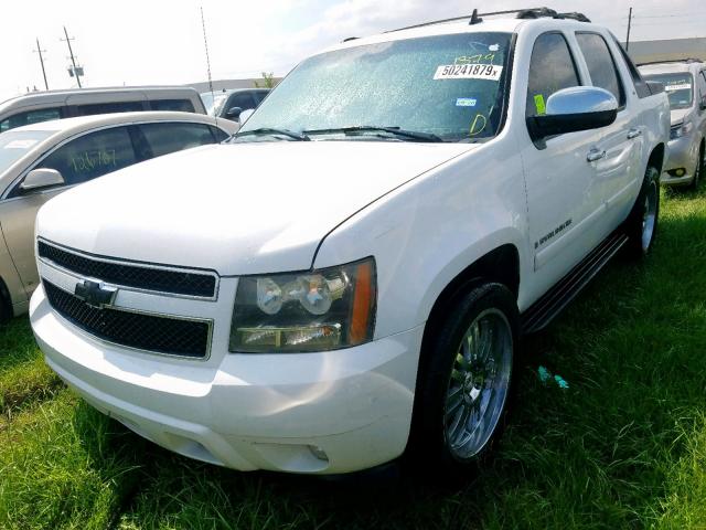 3GNEC12067G143757 - 2007 CHEVROLET AVALANCHE WHITE photo 2