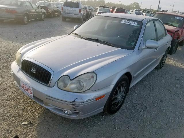 KMHWF25H65A108333 - 2005 HYUNDAI SONATA GL SILVER photo 2