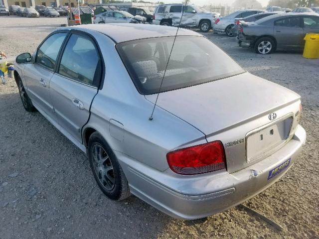 KMHWF25H65A108333 - 2005 HYUNDAI SONATA GL SILVER photo 3