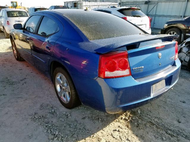 2B3CA3CV4AH113175 - 2010 DODGE CHARGER SX BLUE photo 3