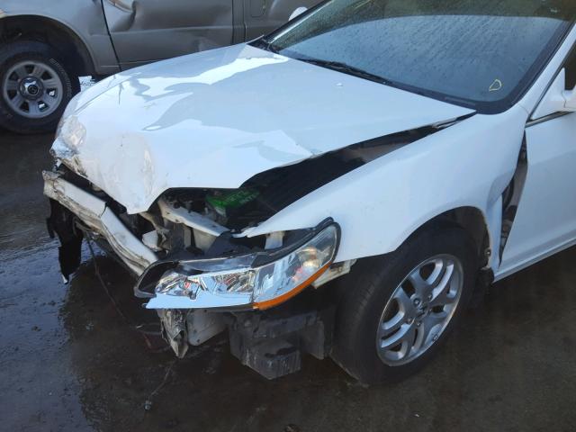 1HGCG22551A012445 - 2001 HONDA ACCORD EX WHITE photo 9