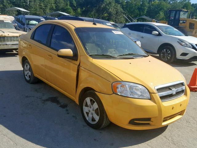 KL1TD56E49B624071 - 2009 CHEVROLET AVEO LS ყვითელი ფოტო 1