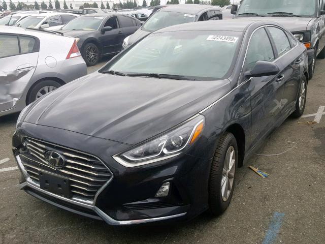 5NPE24AA3JH687672 - 2018 HYUNDAI SONATA ECO BLACK photo 2