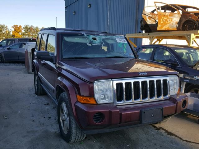 1J8HG48KX7C518341 - 2007 JEEP COMMANDER RED photo 1