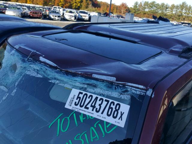 1J8HG48KX7C518341 - 2007 JEEP COMMANDER RED photo 9