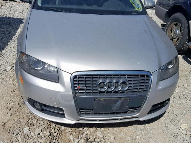 WAUKD78P07A045397 - 2007 AUDI A3 S-LINE SILVER photo 9