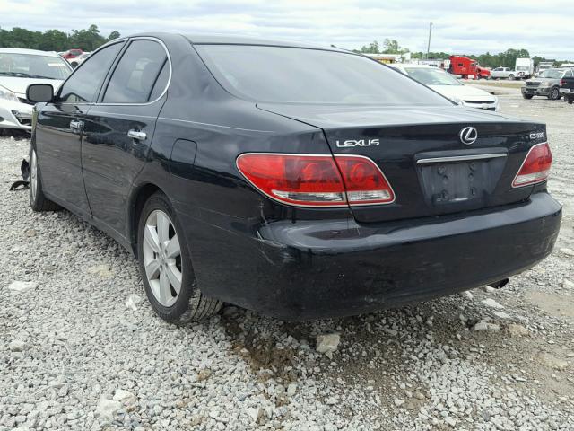 JTHBA30G165174884 - 2006 LEXUS ES 330 BLACK photo 3