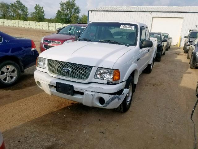 1FTYR14E13PA18121 - 2003 FORD RANGER SUP WHITE photo 2