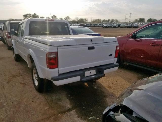 1FTYR14E13PA18121 - 2003 FORD RANGER SUP WHITE photo 3