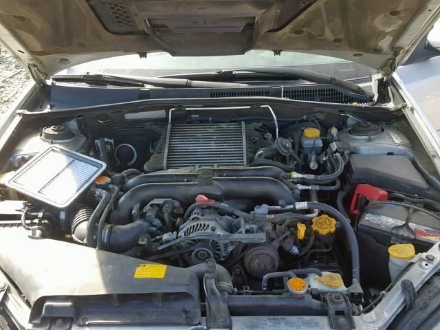 4S3BL686254211602 - 2005 SUBARU LEGACY GT SILVER photo 7