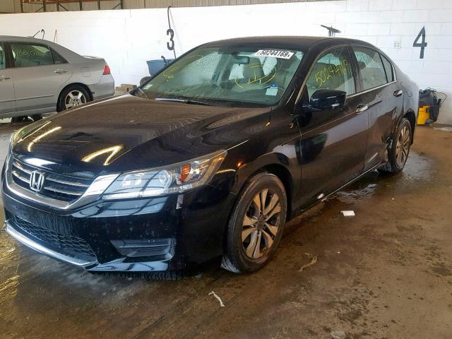 1HGCR2F36FA236091 - 2015 HONDA ACCORD LX BLACK photo 2