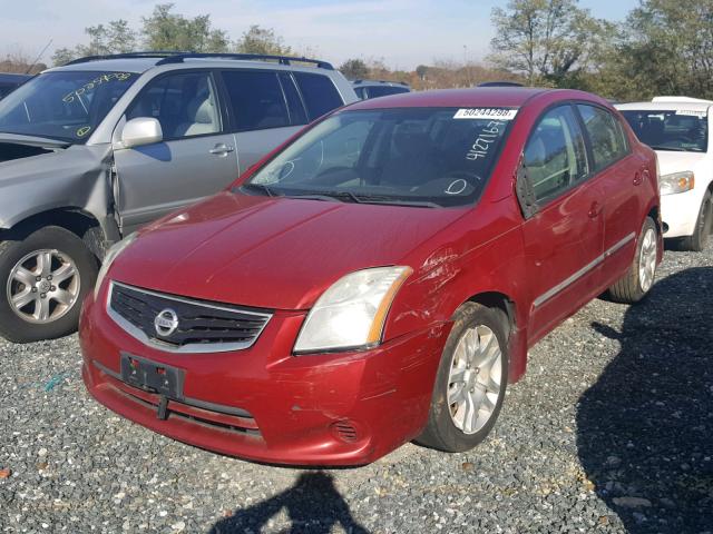 3N1AB6AP1AL603267 - 2010 NISSAN SENTRA 2.0 RED photo 2