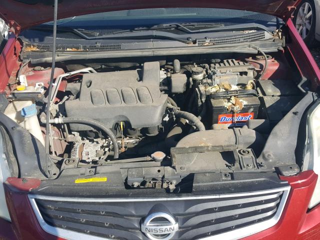 3N1AB6AP1AL603267 - 2010 NISSAN SENTRA 2.0 RED photo 7