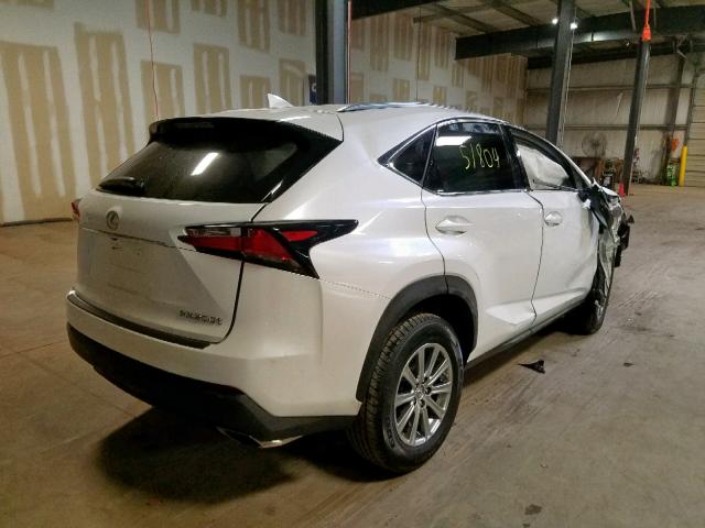 JTJBARBZ0H2096246 - 2017 LEXUS NX 200T BA WHITE photo 4