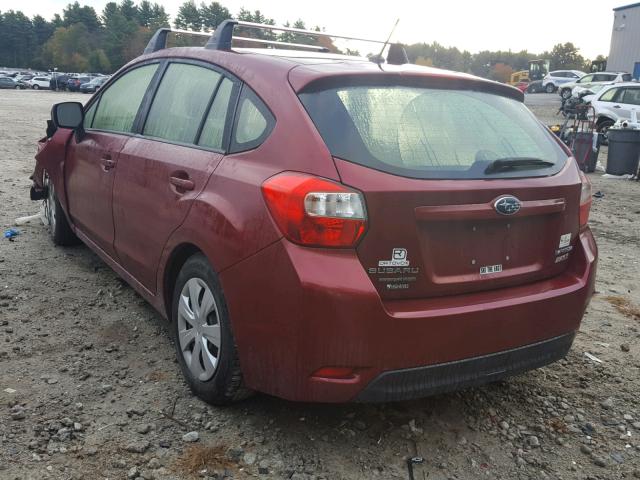 JF1GPAA66E9262035 - 2014 SUBARU IMPREZA BA RED photo 3