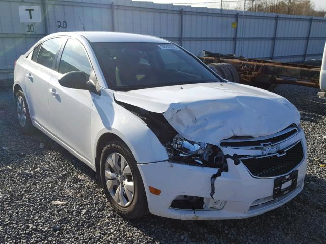 1G1PD5SH7C7258409 - 2012 CHEVROLET CRUZE LS WHITE photo 1