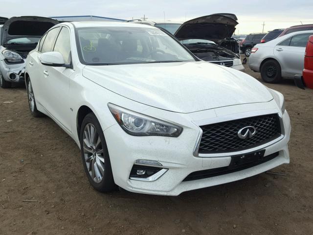 JN1CV7AR6JM280234 - 2018 INFINITI Q50 PURE WHITE photo 1