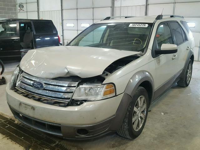 1FMDK02W48GA11885 - 2008 FORD TAURUS X S TAN photo 2