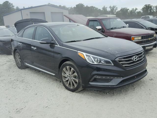 5NPE34AF2GH393925 - 2016 HYUNDAI SONATA SPO BLACK photo 1