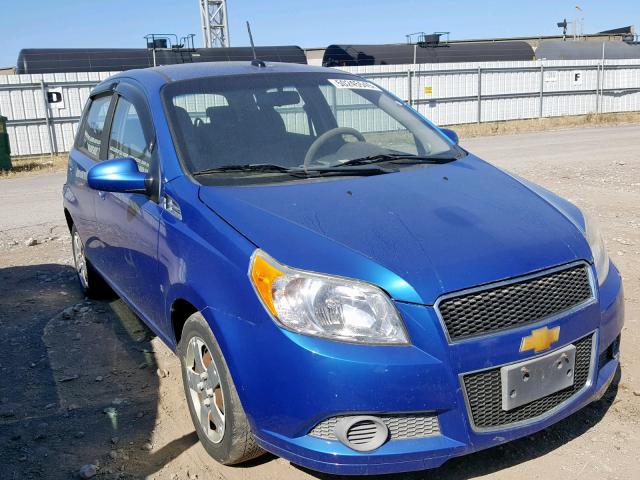 KL1TD6DE1AB007658 - 2010 CHEVROLET AVEO LS BLUE photo 1