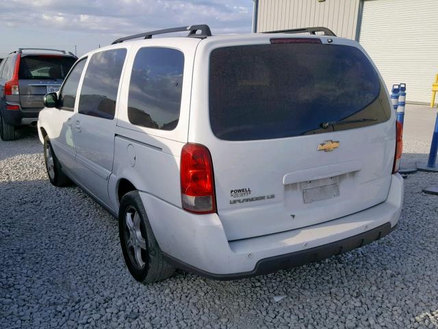 1GNDV23L85D293299 - 2005 CHEVROLET UPLANDER L WHITE photo 3