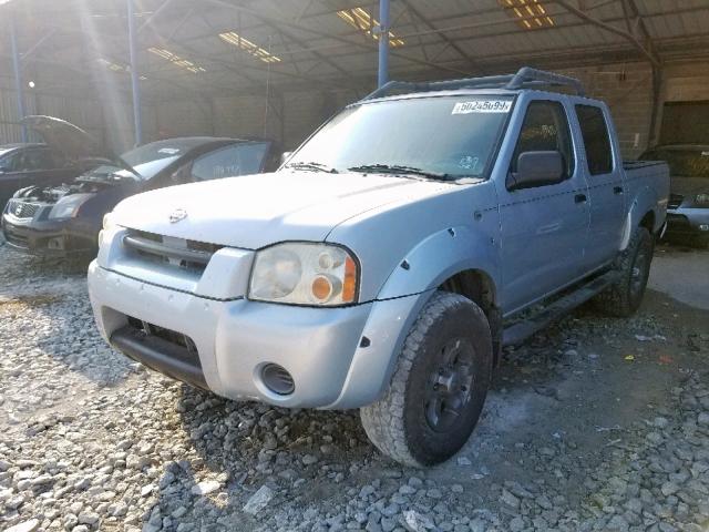 1N6ED27T31C363671 - 2001 NISSAN FRONTIER C SILVER photo 2