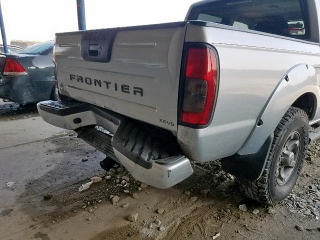 1N6ED27T31C363671 - 2001 NISSAN FRONTIER C SILVER photo 9